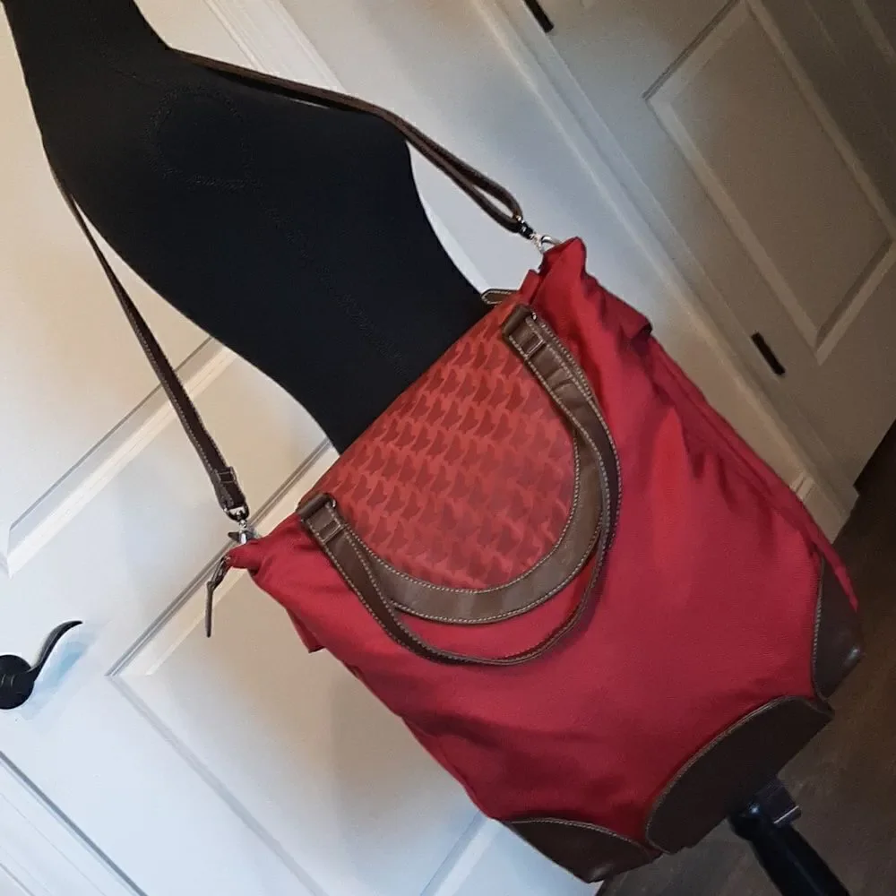 Korbie Red Diaper Bag